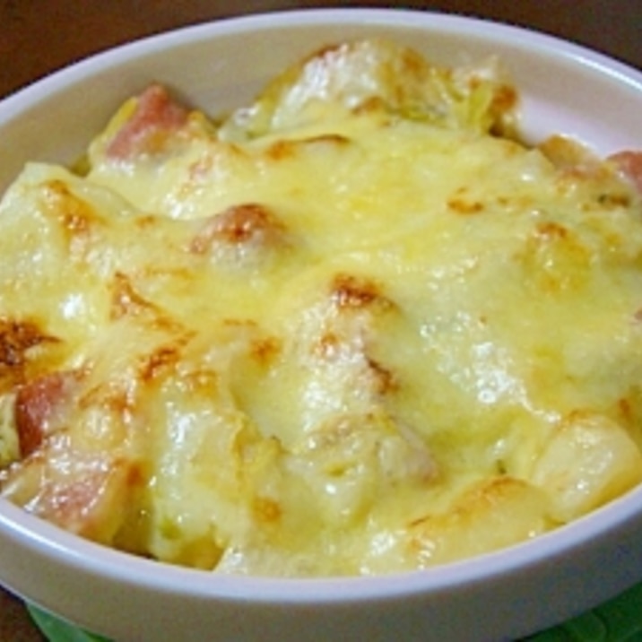 マヨネーズで簡単 ベーコンポテトグラタン レシピ 作り方 By Sundisk 楽天レシピ